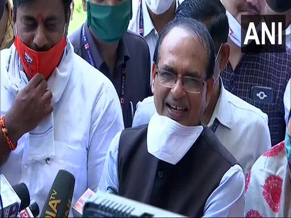 Chief Minister Shivraj Singh Chouhan speaking to reporters in Bhopal on Wednesday.