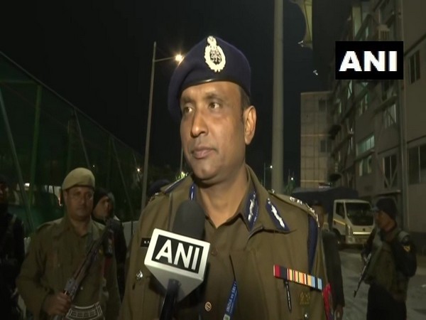 Commissioner of Police MP Gupta speaking to ANI in Guwahati on Sunday. Photo/ANI