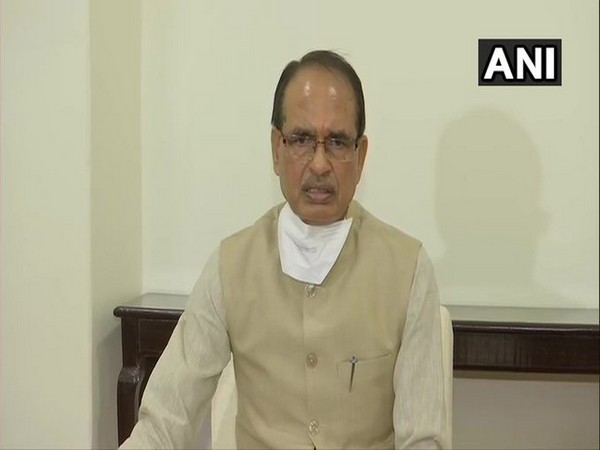 Madhya Pradesh Chief Minister Shivraj Singh Chouhan addressing a press conference in Bhopal, Madhya Pradesh. Photo/ANI