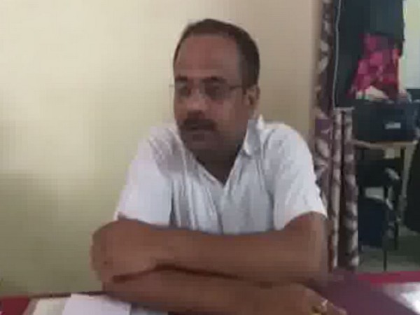 District official Pradeep Kumar Bhatele while speaking to media persons in Narsinghpur, Madhya Pradesh on Wednesday. Photo/ANI