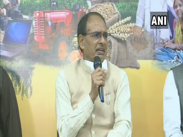 Madhya Pradesh CM Shivraj Singh Chauhan speaking at an event in Bhopal on Saturday. (Photo/ANI)