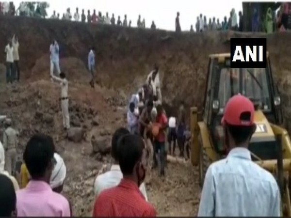 Six people die in limestone quarry in Madhya Pradesh on Saturday. Photo/ANI