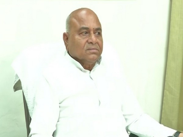 Parliamentary Affairs and General Administration Department Minister Dr Govind Singh talking to ANI on Wednesday. Photo/ANI