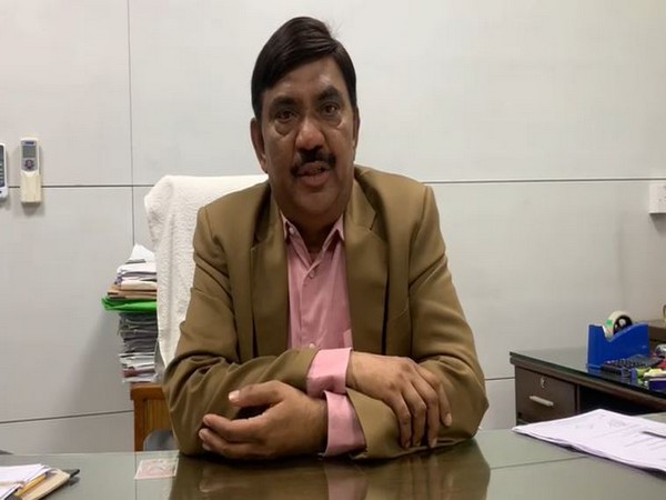 Animal Husbandry Department Director RK Rokde speaking to ANI in Bhopal on Thursday.