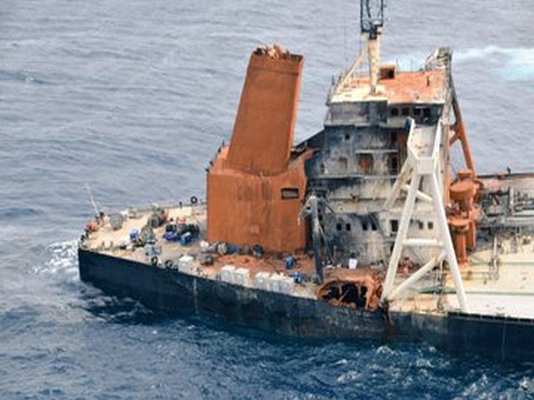 MT New Diamond, which caught fire after an explosion