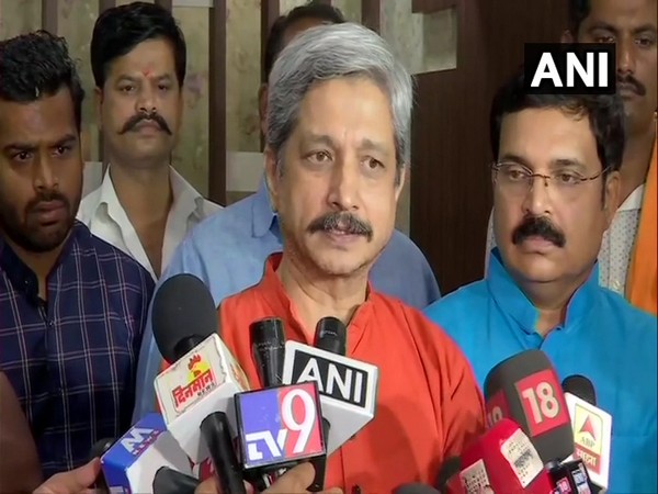 Yogesh Soman speaking to reporters in Pune, Maharashtra on Wednesday.