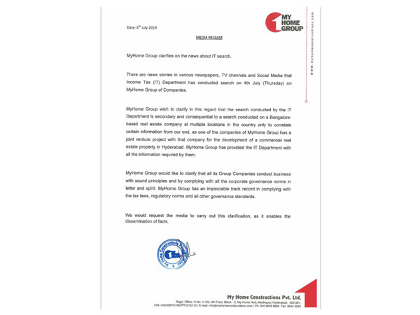 Statement by My Home Group