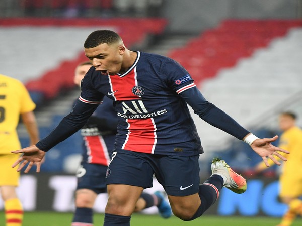 PSG striker Kylian Mbappe 