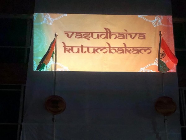 The Embassy of India in Madagascar celebrating the age-old Indian philosophy of Vasudhaiva Kutumbakam. (ANI)