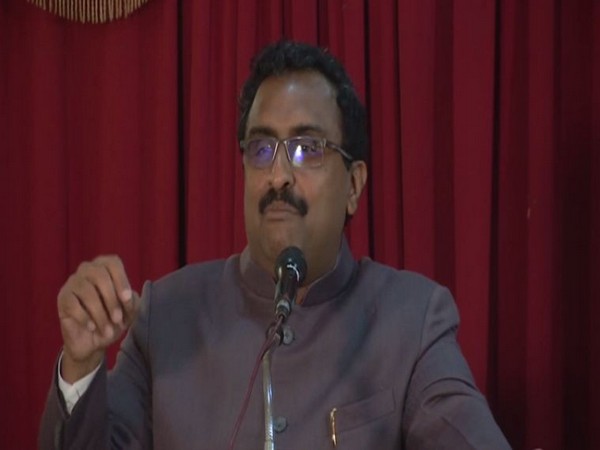 BJP national general secretary Ram Madhav speaking at an event in Kochi on Sunday. Photo/ANI