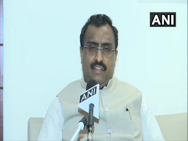 BJP leader Ram Madhav speaking to ANI in New Delhi on Thursday. Photo/ANI