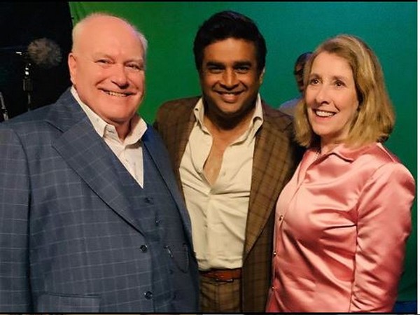 Ron Donachie, R Madhavan and Phyllis Logan, Picture courtesy: Instagram
