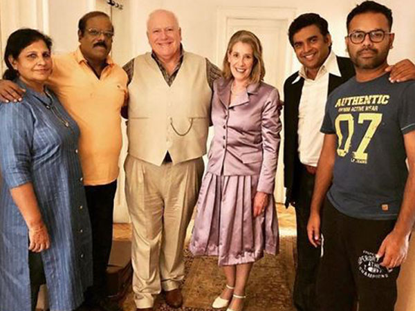 R. Madhavan with his team (Image Courtesy: Instagram)