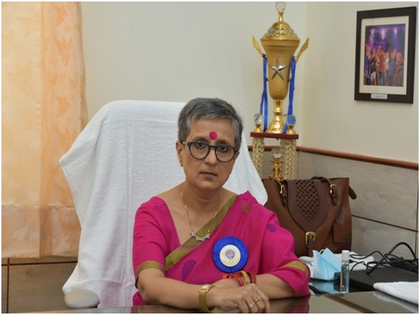 President of Police Families Welfare Society Dr Madhumita Balaji. (Photo/ ANI)