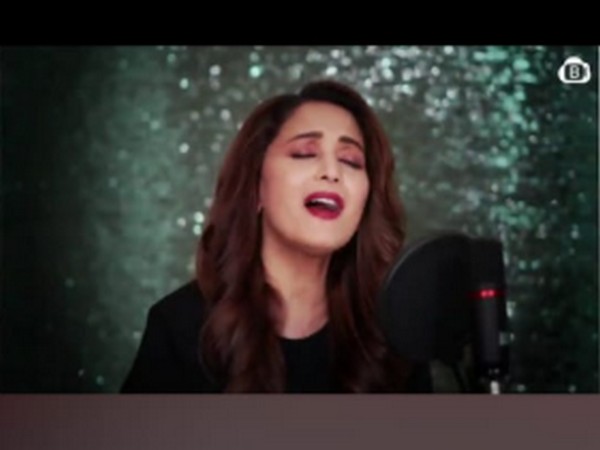 A still from the official music video 'Candle' featuring actor Madhuri Dixit  (Image courtesy: Facebook) 