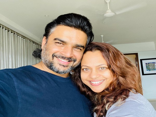 R. Madhavan with his wife (Image Source: Instagram)