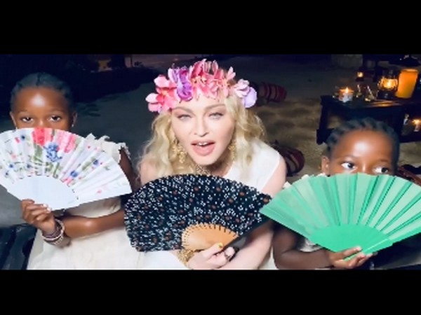 A still from the video shared by singer Madonna (Image source: Instagram)