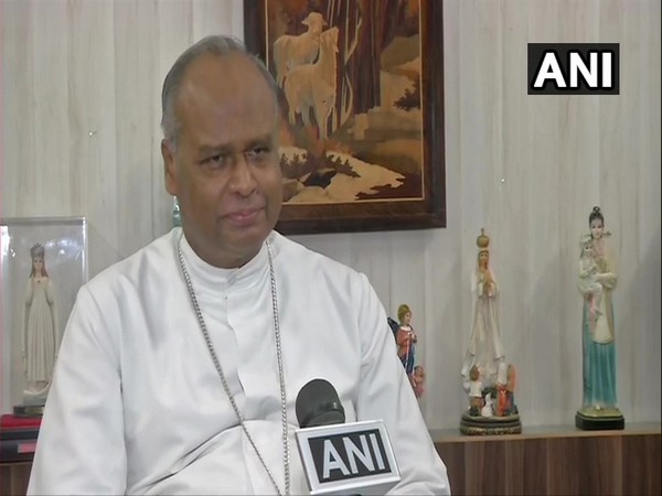 Archbishop of Madras-Mylapore, George Anthony Swamy speaking to ANI in Chennai on Sunday. photo/ANI