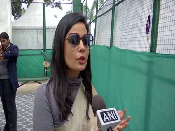 TMC MP Mahua Moitra speaking to ANI on Saturday.
