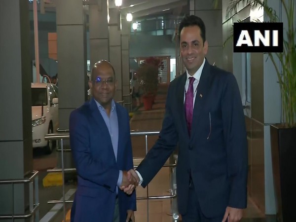 Maldives Foreign Minister Abdulla Shahid arrives in India (left in 2nd pic)