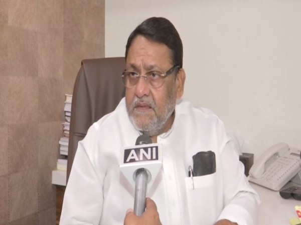 Maharashtra minister Nawab Malik speaking to ANI in Mumbai on Friday. Photo/ANI