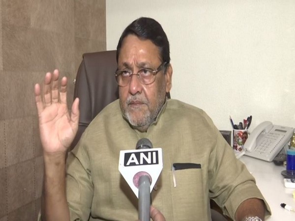 Maharashtra Cabinet Minister Nawab Malik speaking to ANI in Mumbai on Wednesday. Photo/ANI