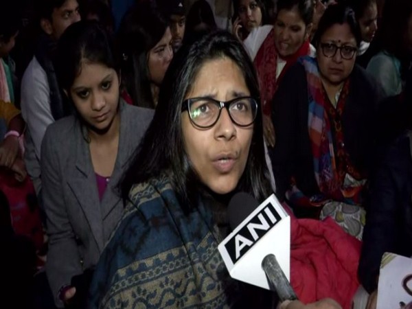 DCW chairperson speaking to ANI in New Delhi on Tuesday. Photo/ANI