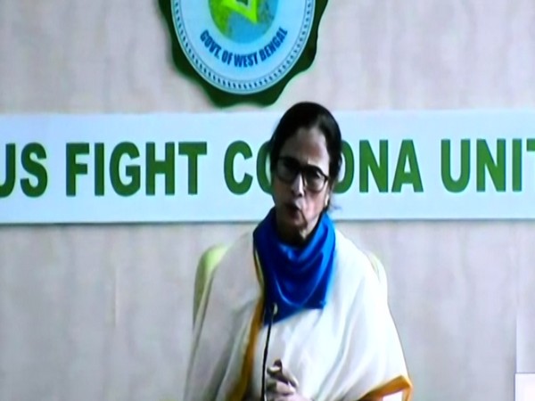 West Bengal Chief Minister Mamata Banerjee speaking at a video conference on Monday. Photo/ANI
