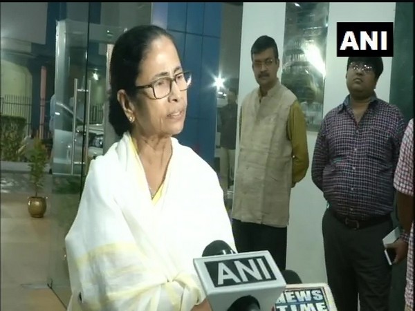 West Bengal Chief Minister Mamata Banerjee speaking to reporters in Howrah on Thursday. Photo/ANI