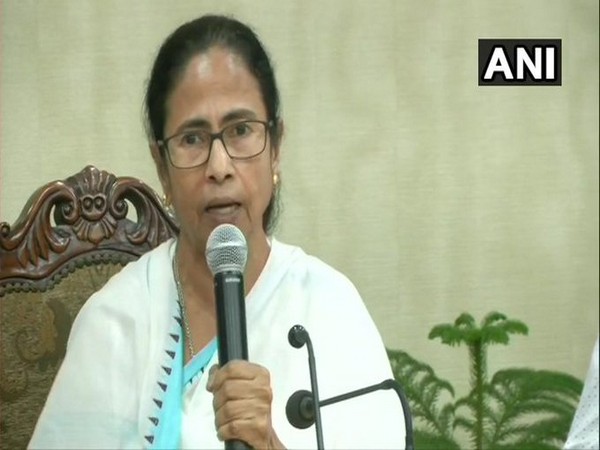 West Bengal Chief Minister Mamata Banerjee speaking to reporters in Kolkata on Wednesday.
