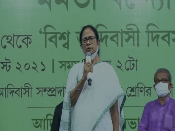 West Bengal Chief Minister Mamata Banerjee at Jhargram (Photo/ANI)