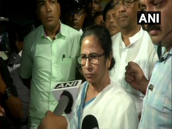 West Bengal Chief Minister Mamata Banerjee speaking to reporters in Kolkata on Wednesday.
