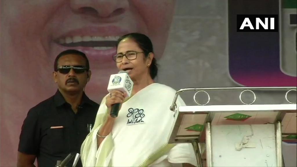 West Bengal Chief Minister Mamata Banerjee speaking at a gathering in Cooch Behar on Wednesday.
