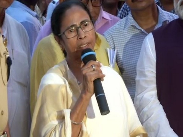 West Bengal Chief Minister Mamata Banerjee speaking to media persons in Kolkata on Monday. (Photo/ANI)