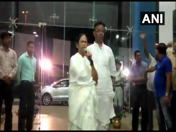 Chief Minister Mamata Banerjee speaking to reporters here on Tuesday. Photo/ANI 