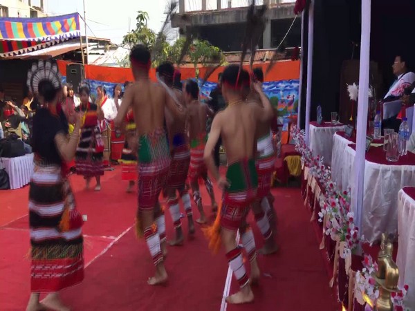 The post-harvest festival marked the celebration with community songs, rituals, and folk