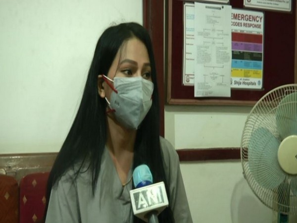 Dr Beyonce Laishram talking to ANI in Imphal. Photo/ANI