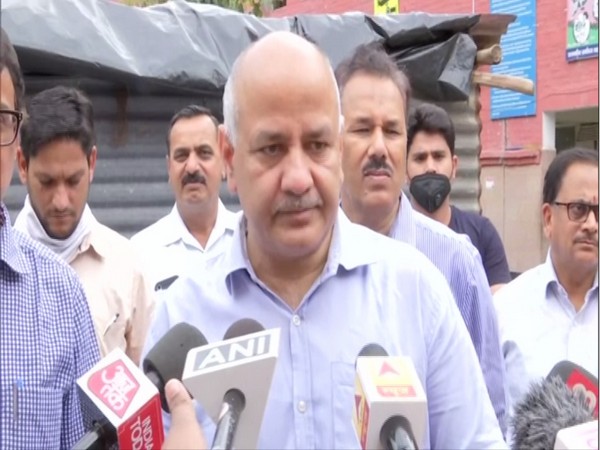 Manish Sisodia talking to media on Friday