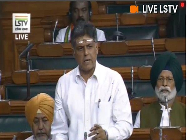 Manish Tewari (Picture Courtesy - Lok Sabha TV)