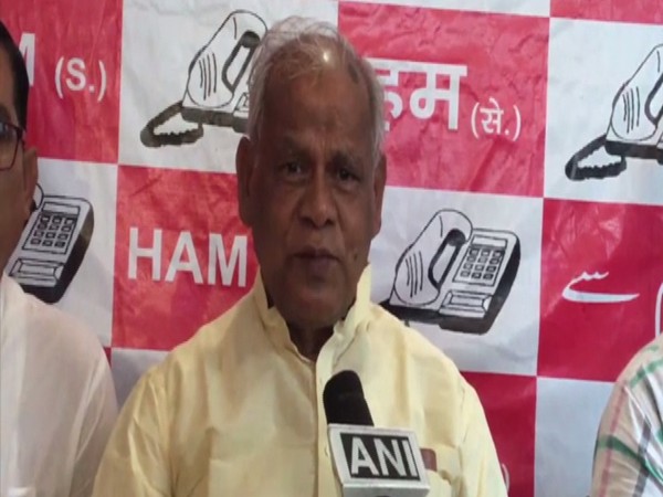 HAM leader and Former Bihar Chief Minister Jitan Ram Manjhi talking to ANI on Thursday. Photo/ANI
