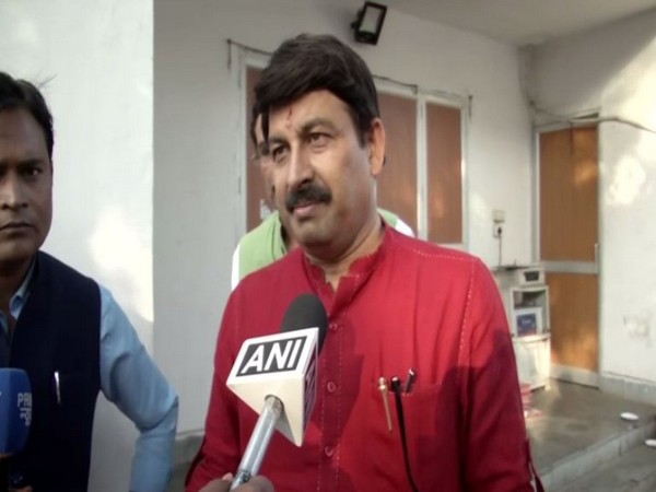 BJP leader Manoj Tiwari speaking to ANI in New Delhi. Photo/ANI