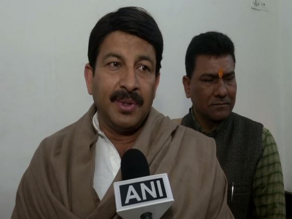 Delhi BJP chief Manoj Tiwari speaking to ANI on Monday. Photo/ANI