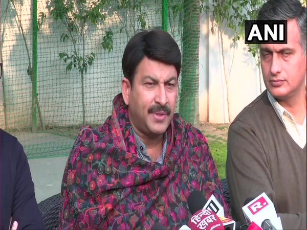 Manoj Tiwari, Delhi BJP chief speaking to reporters over assembly poll results on Tuesday.