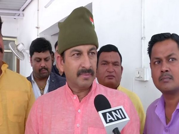 Delhi BJP Chief Manoj Tiwari speaking to ANI on Monday. (Photo/ANI)
