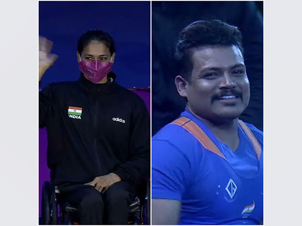 Indian para-powerlifters Manpreet Kaur and Parmjeet Kumar. (Photo- SAI Media)