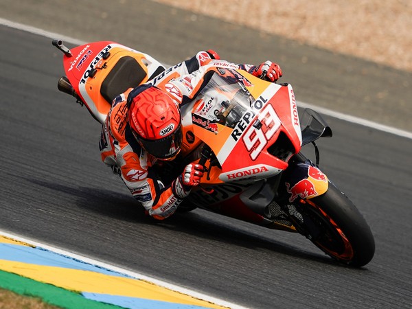 Marc Marquez in action during French Moto GP (Image: Honda Team)
