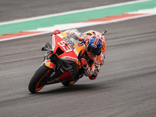 Honda's Marc Marquez in action at Grand Prix of the Americas in Austin (Image: Honda Racing)