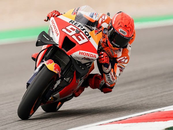 Marc Marquez of Honda during Portuguese Moto GP