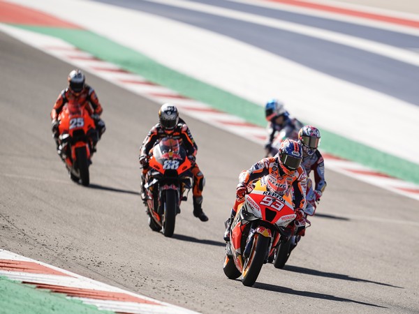 Honda rider Marc Marquez in action during American GP (Image: Honda Team)