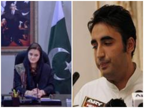 PML-N spokesperson Marriyum Aurangzeb and PPP chairman Bilawal Bhutto Zardari